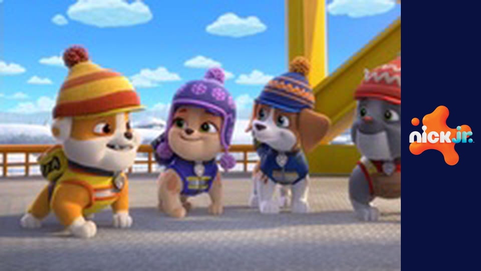 Rubble i jego ekipa S2E21 - Ekipa buduje zimową krainę czarów / Ekipa buduje pomnik wiewiórki