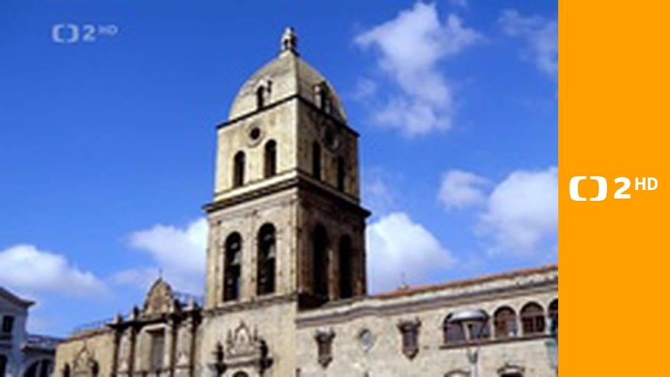 Bolívijská města La Paz a Sucre