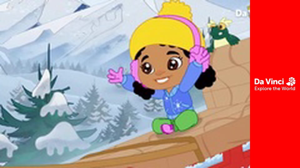 Дарвін і Ньютс - На лижах