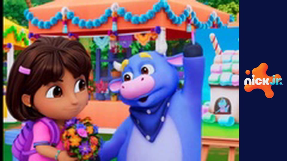 Dora S3E2 - Dinorožec / Mroukovské hry