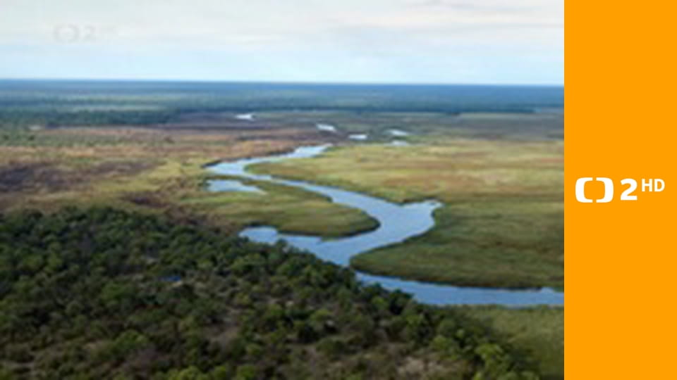 Afrika z výšky E10 - Botswana