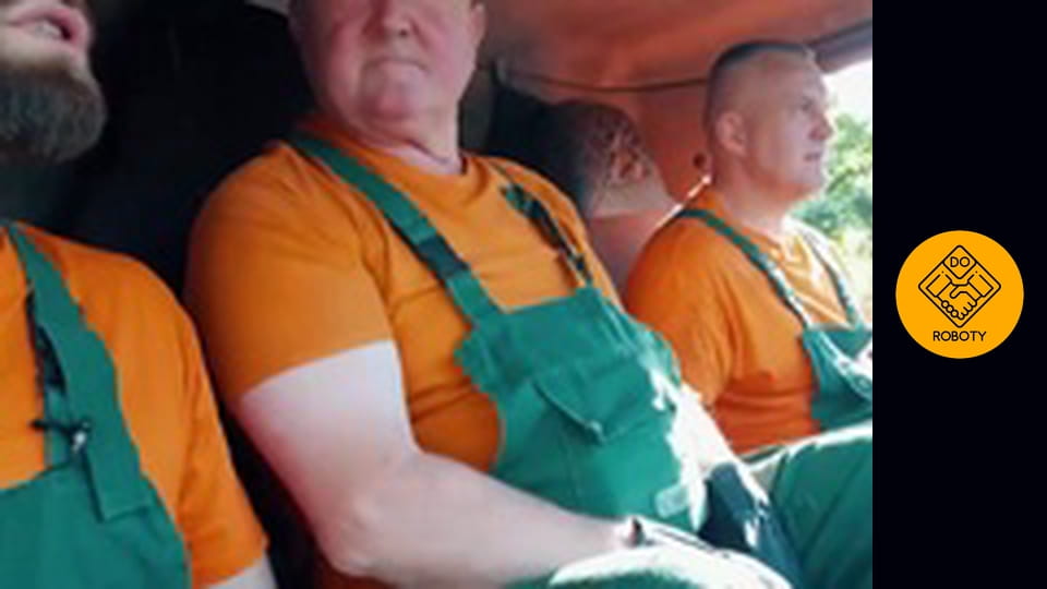 Praca na śmieciarce