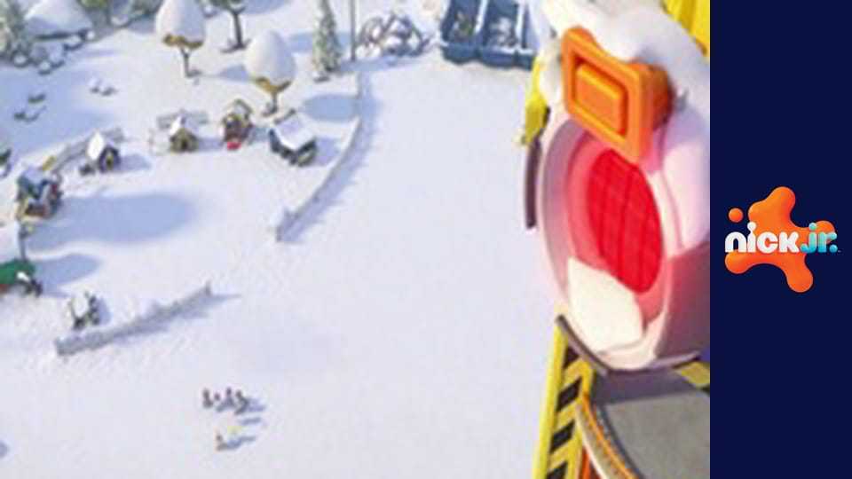 М/с "Крепыш и команда", 2 сезон, 21 с. "Команда строит зимнюю сказку / Команда строит гигантскую снежную Супер-пупер-белку".