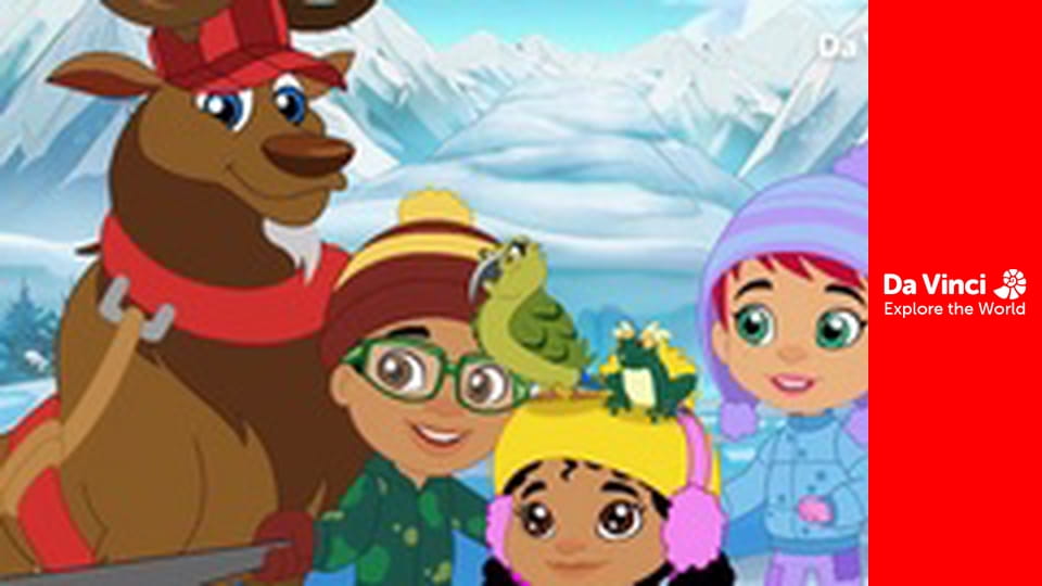 Дарвин и Ньютс - На лыжах