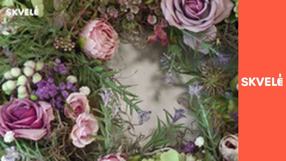 V Rukách vyrobené - Aranžovanie romantického venca