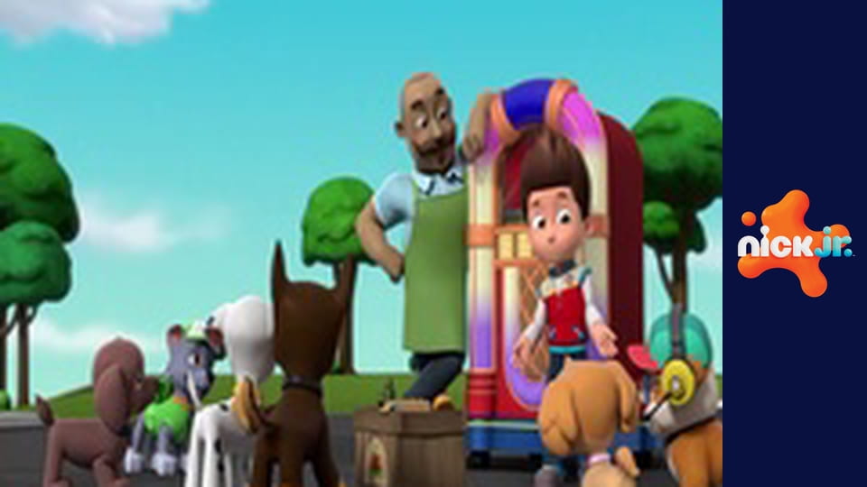 М/с "Щенячий патруль", 9 сезон, 24 с. "Щенки спасают музыкальный автомат / Щенки спасают мэра на канате".