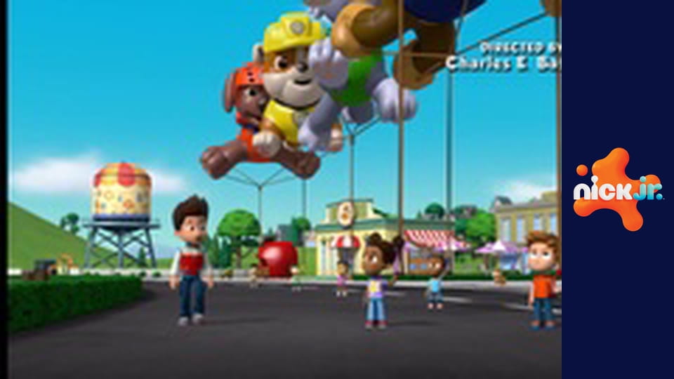 Tlapková patrola S6E16 - Tlapky zachraňují balónkové hafíky / Tlapky zachraňují pavoučí špiony