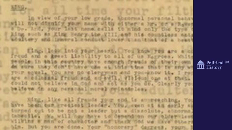 Martin Luther King and the FBI – A Marked Man