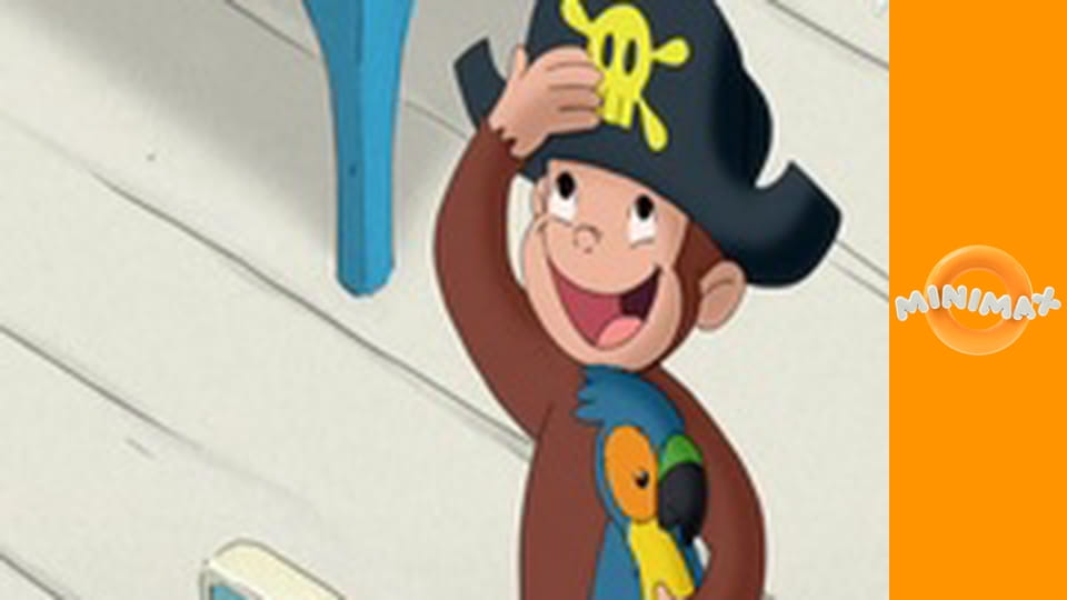 A bajkeverő majom S10E9 - Éjszaka a vidámparkban / George jéghokizik