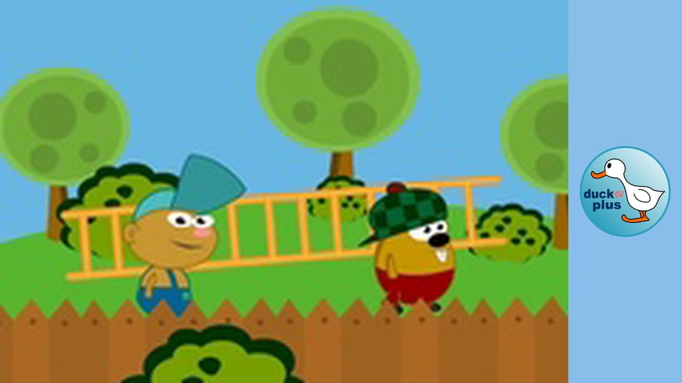 Hubbi and Friends - Painting the sun