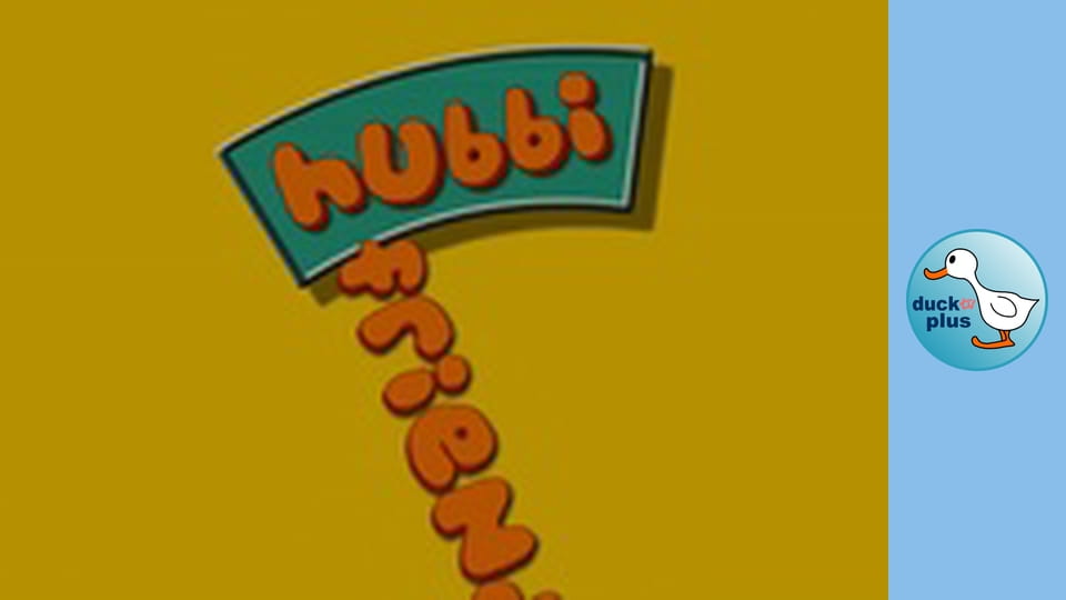 Hubbi and Friends - Painting the statue