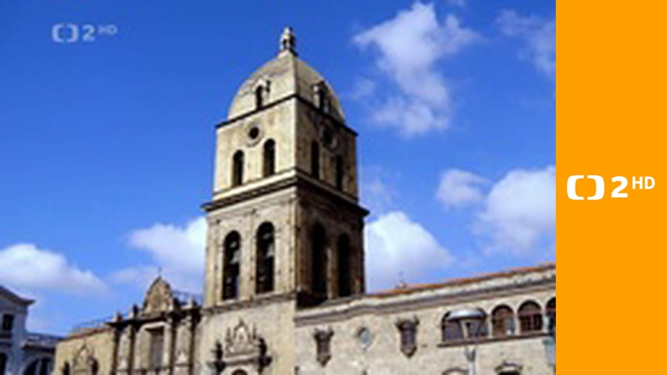 Bolívijská města La Paz a Sucre