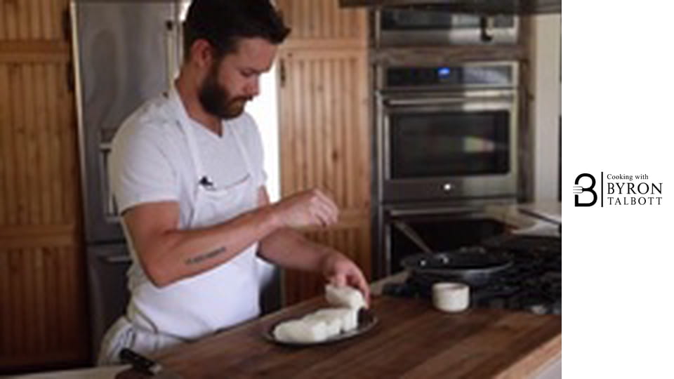 Walnut Crusted Chilean Sea Bass and Honey Candied Walnut Ice Cream