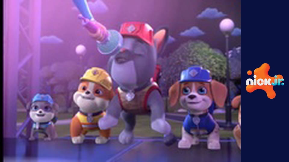 Rubble a jeho partia S1E7 - Partia stavia bobrovi obydlie / Partia opravuje cestu