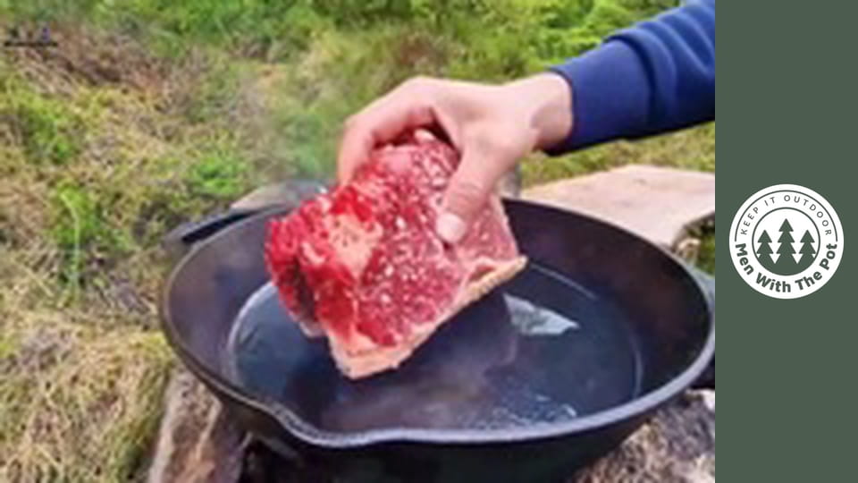 TENDER and JUICY Steaks Cooked in Nature