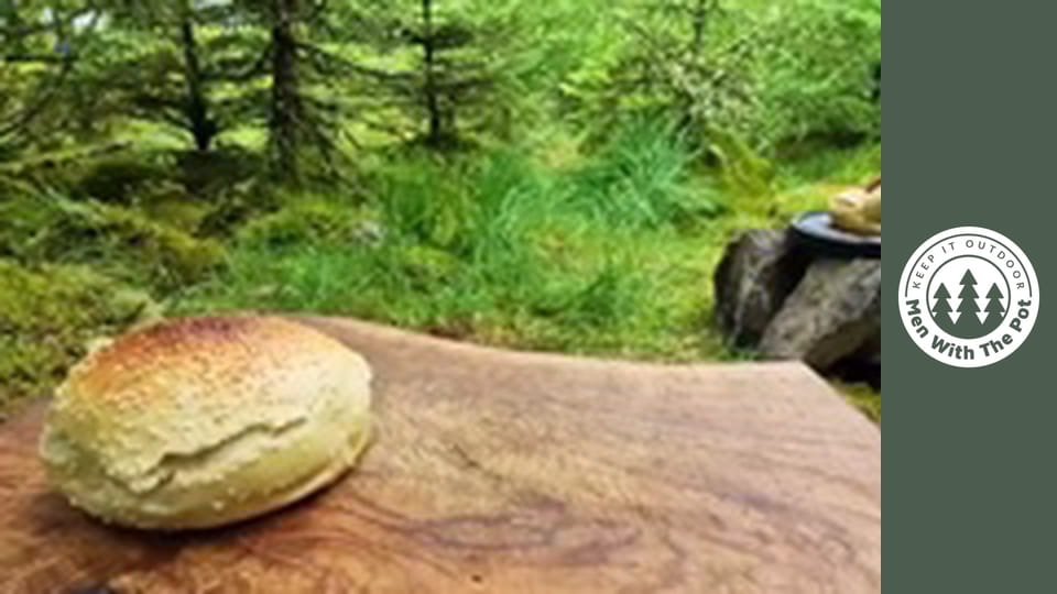 Wild Game Burgers in the Forest