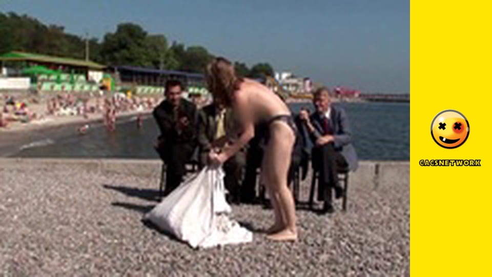 Naked & Funny. Life's a Beach!