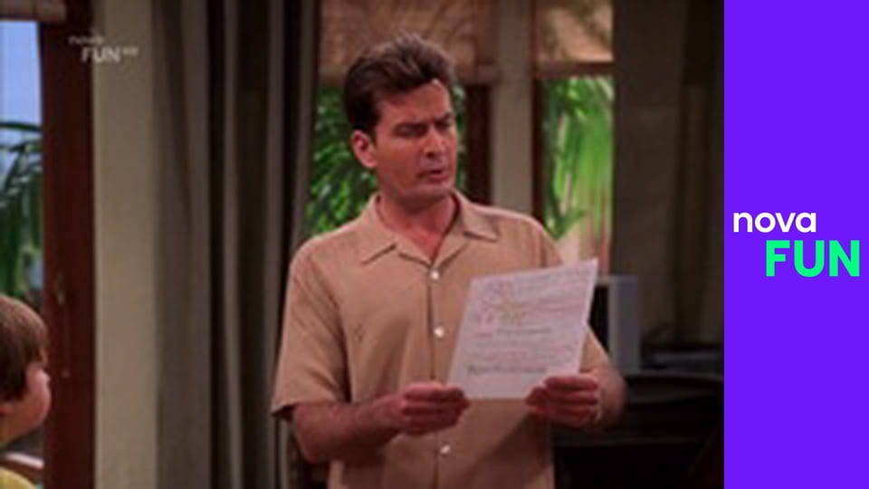 Dva a půl chlapa S2E4 - Vrať mamince podprsenku