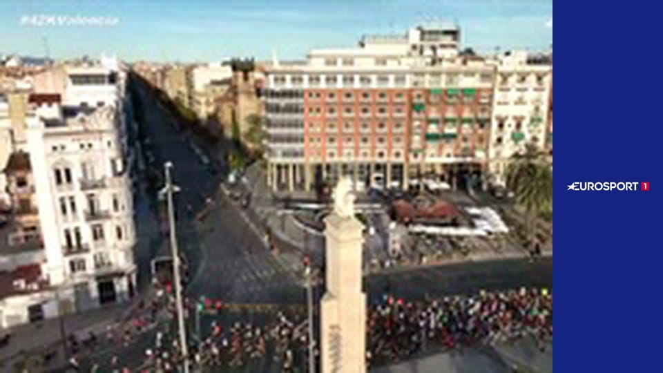 Легкая атлетика. Валенсийский марафон в Испании.