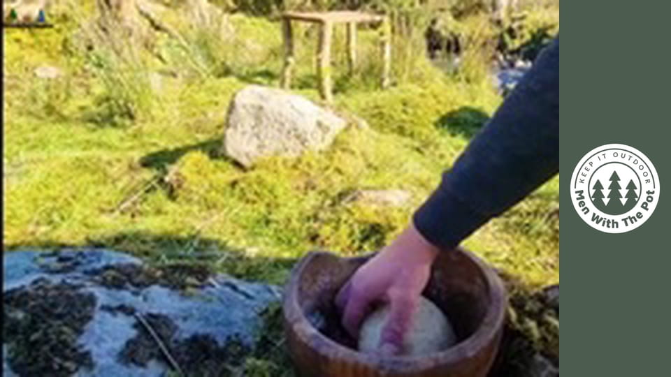 The best stuffed bread cooked in nature