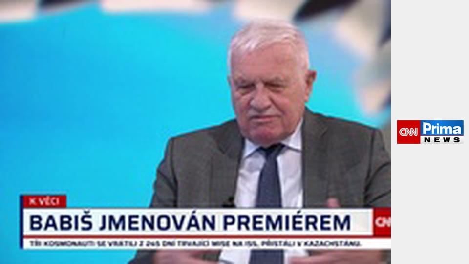 K věci - Václav Klaus
