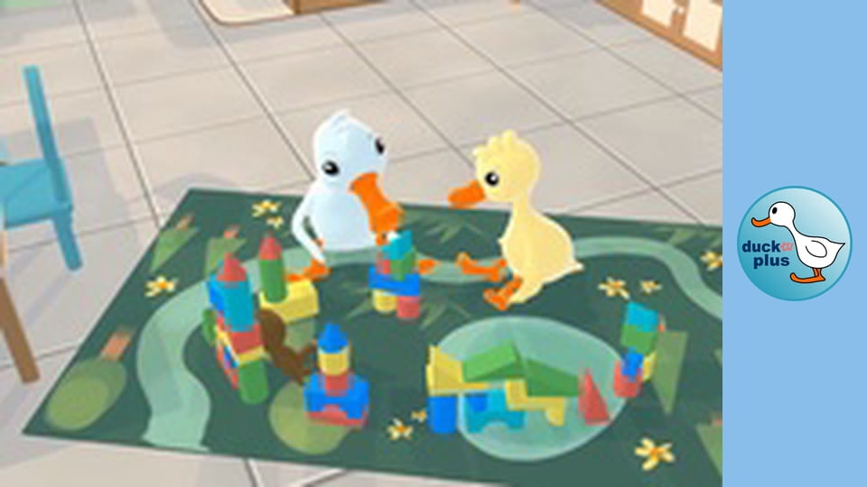 Ducky and Fluffy - Playtime with Fluffy