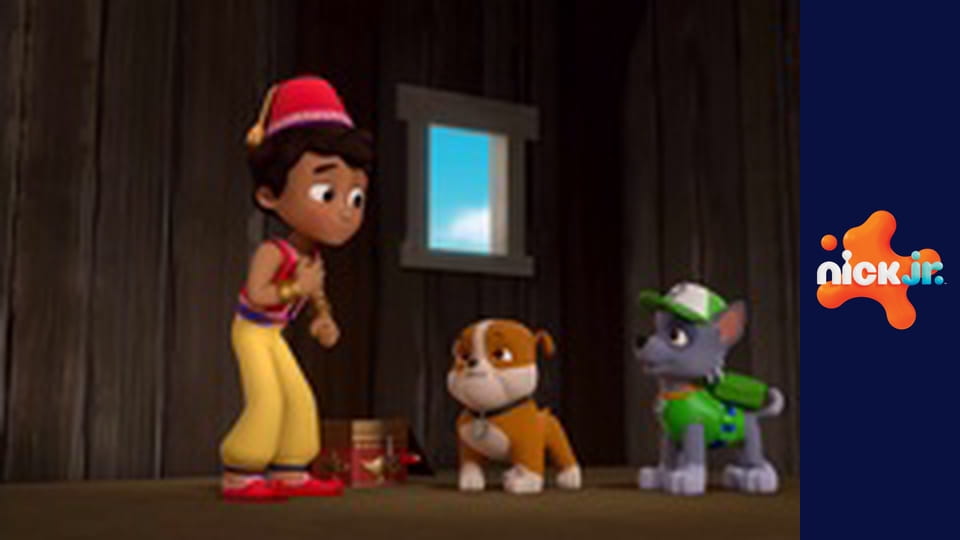 Psi patrol S3E1 - Pieski znajdują dżina / Pieski ratują linoskoczka