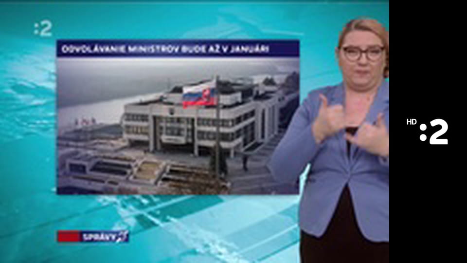 Správy v slovenskom posunkovom jazyku E343