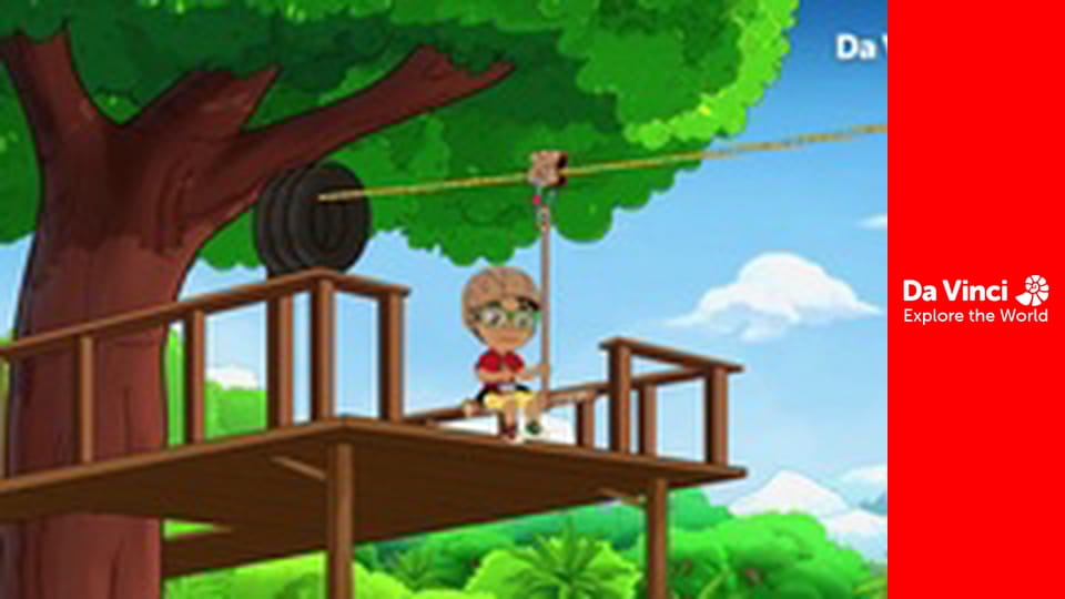 Darwin and Newts - Jet Powered Zipline