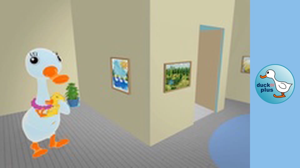 Ducky and Fluffy - Bathing Fluffy