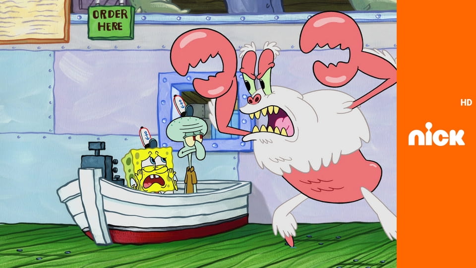 Губка Боб Квадратні Штани S9E10 - Кіт Кенні / Краб Єтті