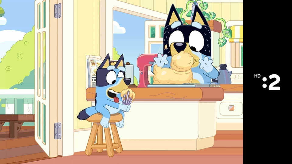 Bluey S2E49 - Preteky bábätiek