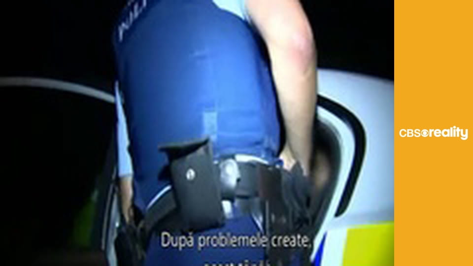 Patrulă pe autostradă E8