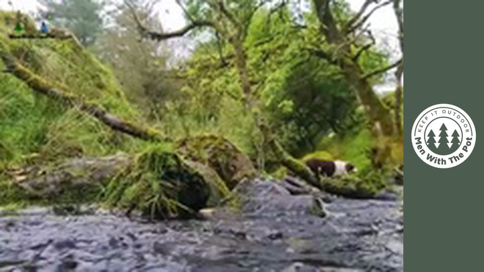 The best burger with ribs and thin scrambled eggs