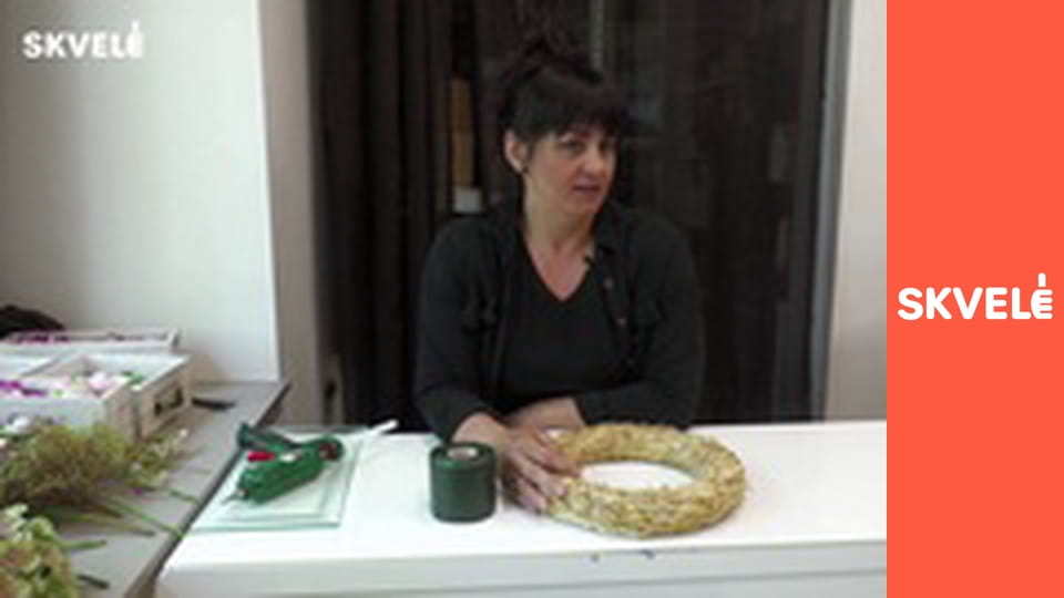 V Rukách vyrobené - Aranžovanie romantického venca