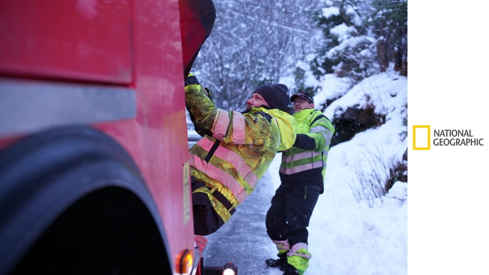 Ледяная дорога S9E3 - Опасный участок