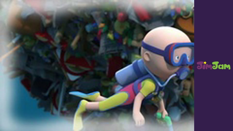 Caillou (new 3D) S1E42 - Chalk-A-Block