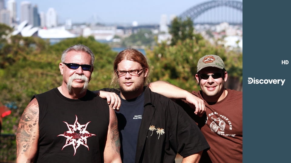 Американский чоппер S6E11 - Мотоцикл для полиции Абу-Даби