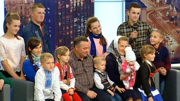 Record for large families in Glinny