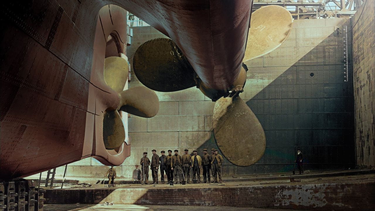 Titanic in Colour