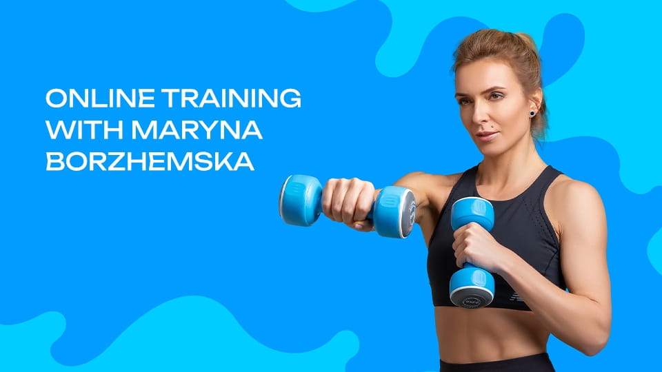 Se Online training with Maryna Borzhemska for 7 days online