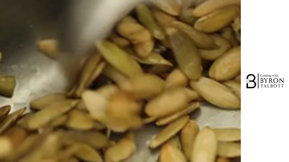 Bubble Waffles and Pumpkin Seed Ice Cream