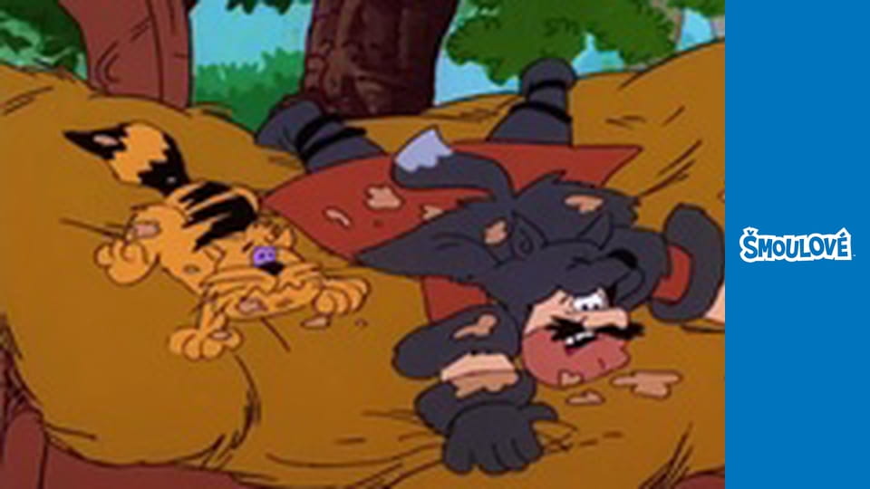 Šmoulíček se ztratil / Malá čarodějnice