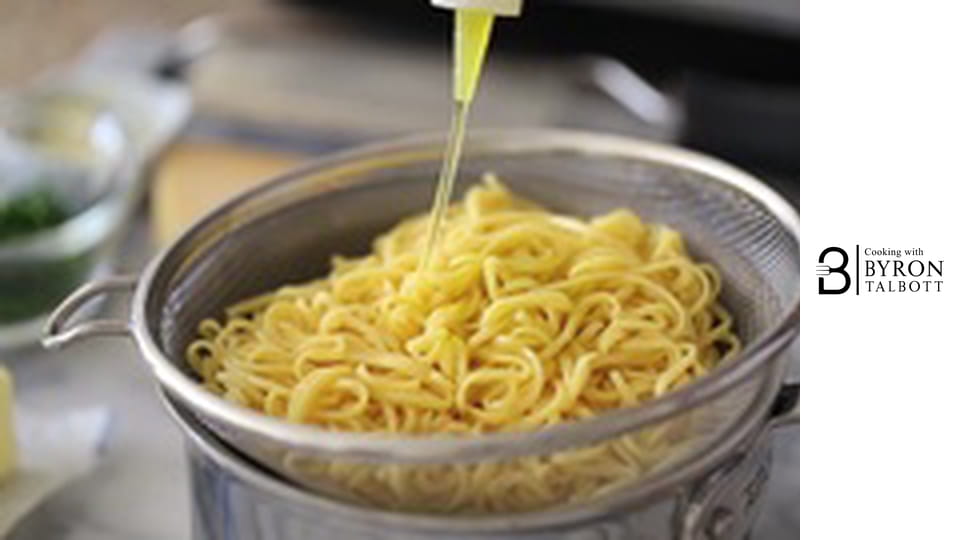 Shrimp Scampi and Linguine