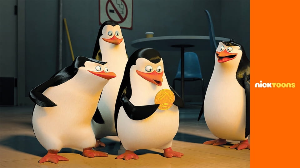 М/с "Пингвины из Мадагаскара", 2 сезон, 2 с. "Кабум и кошмар / Шлем".