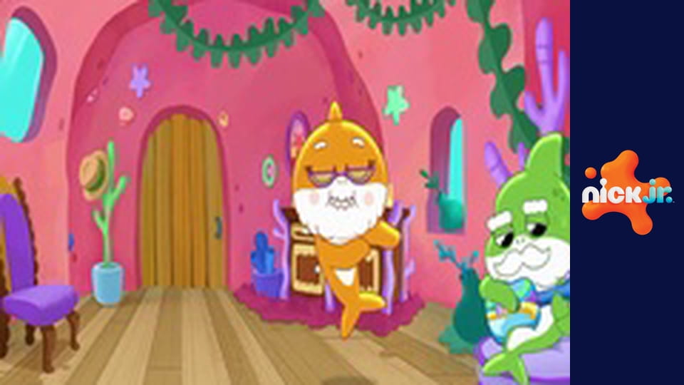 М/с "Велике шоу Малюка Акули", 2 сезон, 19 с. "Знову нарибчена / Заплив на самоті".