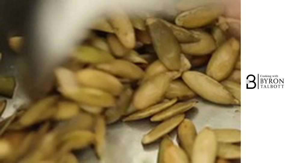 Bubble Waffles and Pumpkin Seed Ice Cream