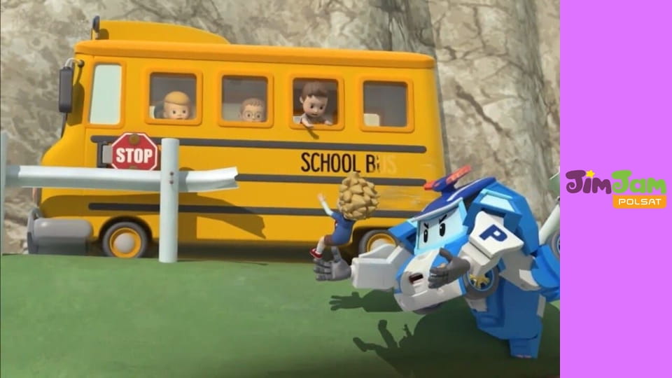 Robosamochód Poli: bezpieczeństwo na drodze S1E1