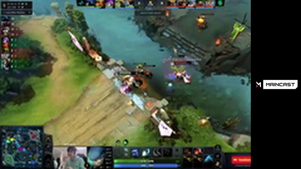 Team Falcons vs Parivision. Гра 1. DreamLeague Season 27.