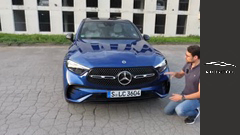 all-new Mercedes GLC Coupé 300 AMG-Line driving REVIEW